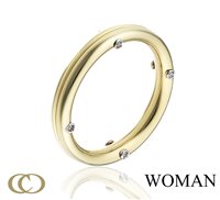 Anello Chimento Donna Fedi in Oro giallo Diamante 1A08456B11140 - 1A08456B11140